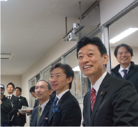 西村経済産業大臣と弊社社長