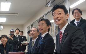 西村経済産業大臣と弊社社長