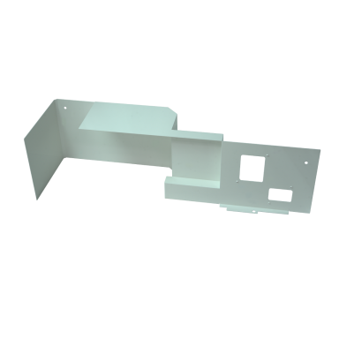 白の塗装が施された外装カバー写真