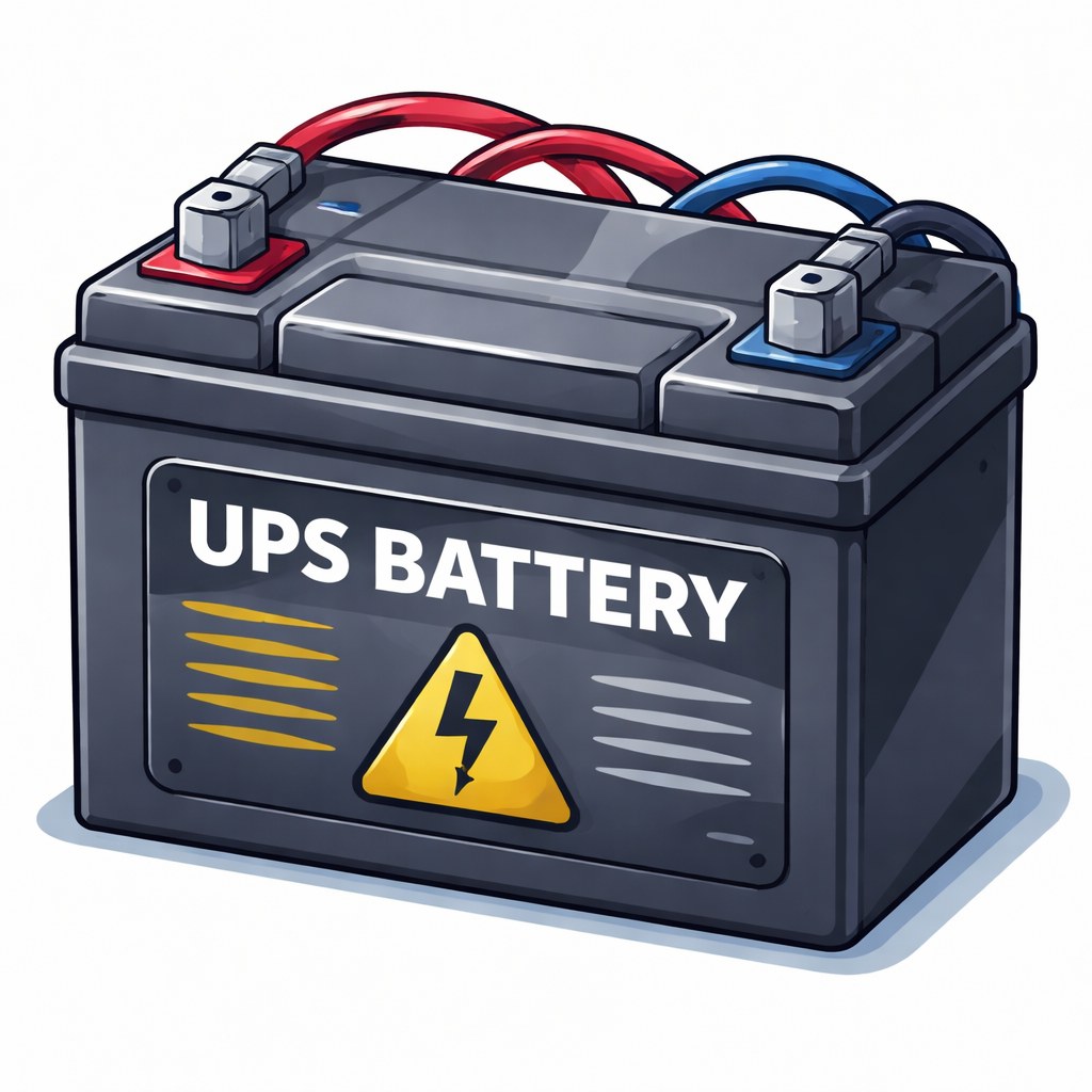 UPSのバッテリーの